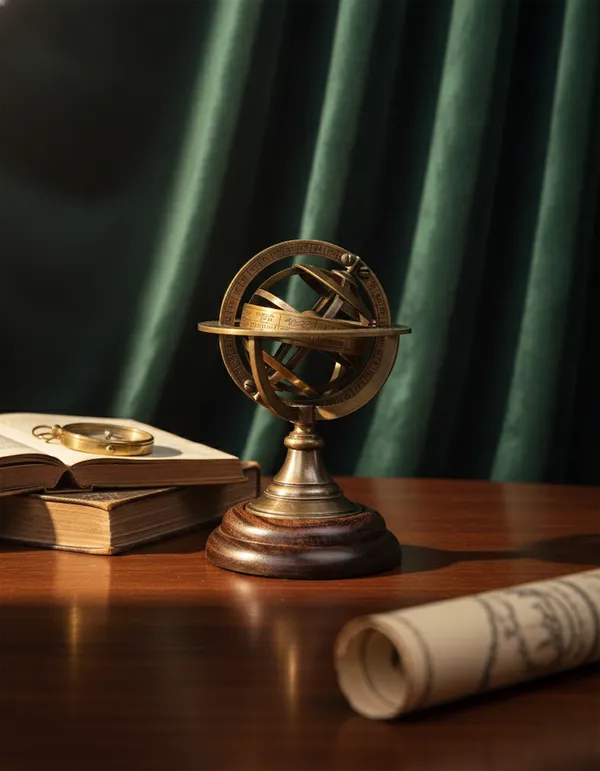 Astra_6.3_Classic_Armillary_Sphere_On_Wooden_Base